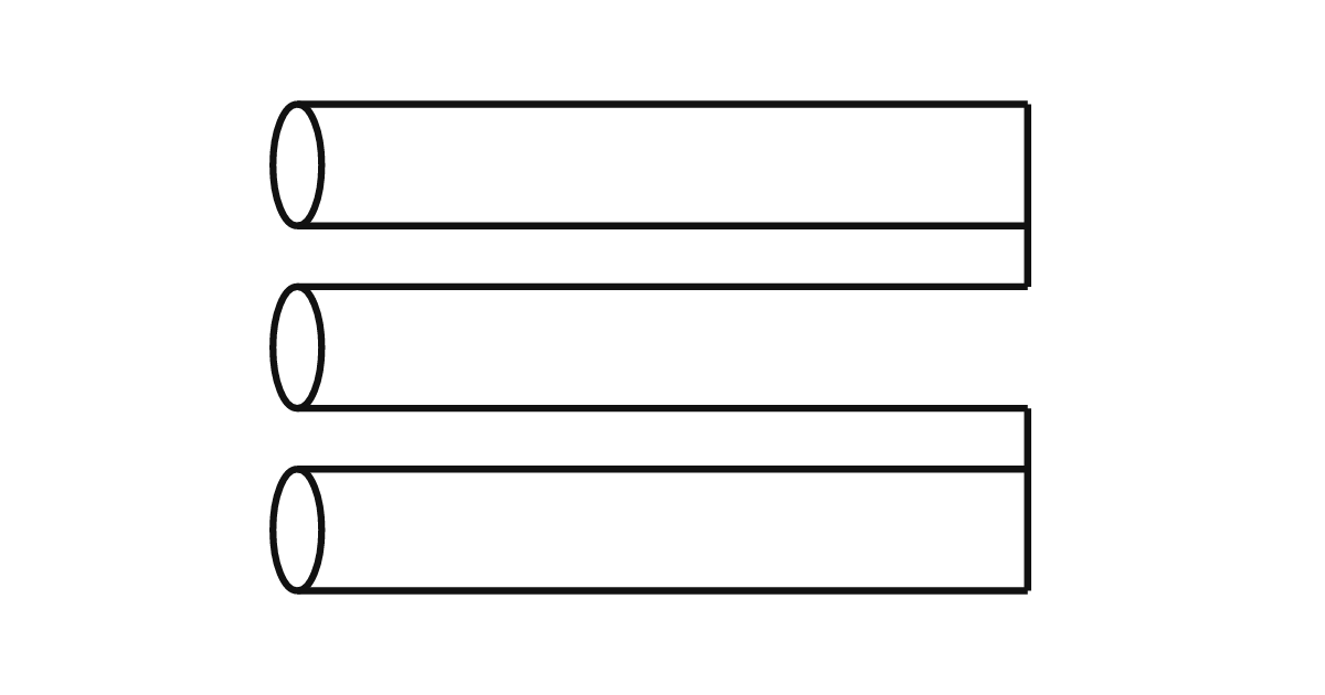 左は3本、右は2本。本当の数はどっち？